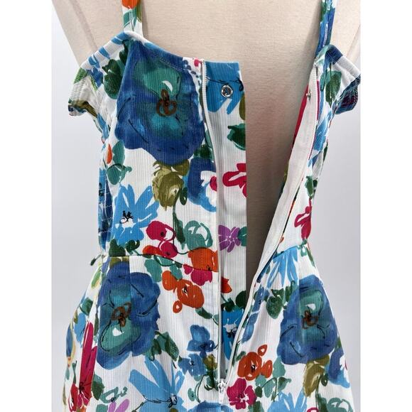 Vtg 60s 1960s Peter Pan Sun Blazers Mod Pinup Bright Floral Playsuit Swimsuit 16 - Picture 10 of 16